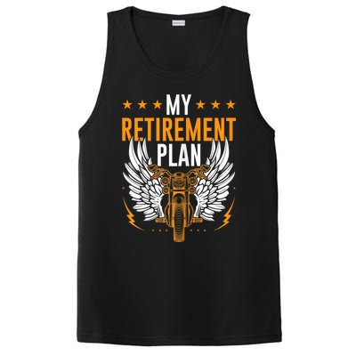 Retirement Plan Riding Motorcycle Riders Biker PosiCharge Competitor Tank