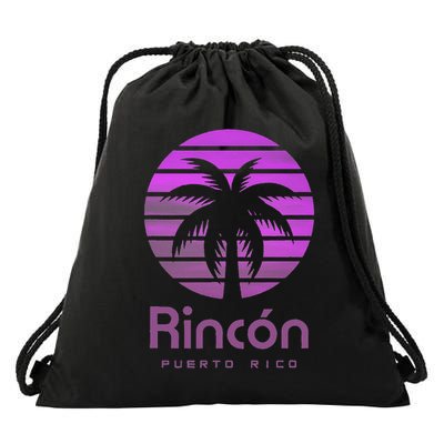 Rincón Puerto Rico Drawstring Bag