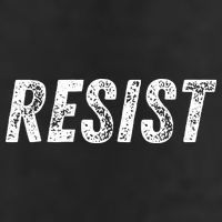 Resist Political 7 Panel Mesh Trucker Snapback Hat