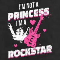 Rockstar Princess Roll Im Not A Princess Im A Rockstar Cool Comfort Performance Bucket Hat