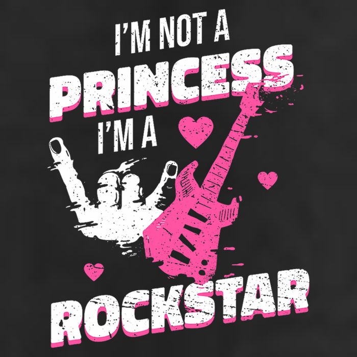 Rockstar Princess Roll Im Not A Princess Im A Rockstar Cool Comfort Performance Bucket Hat