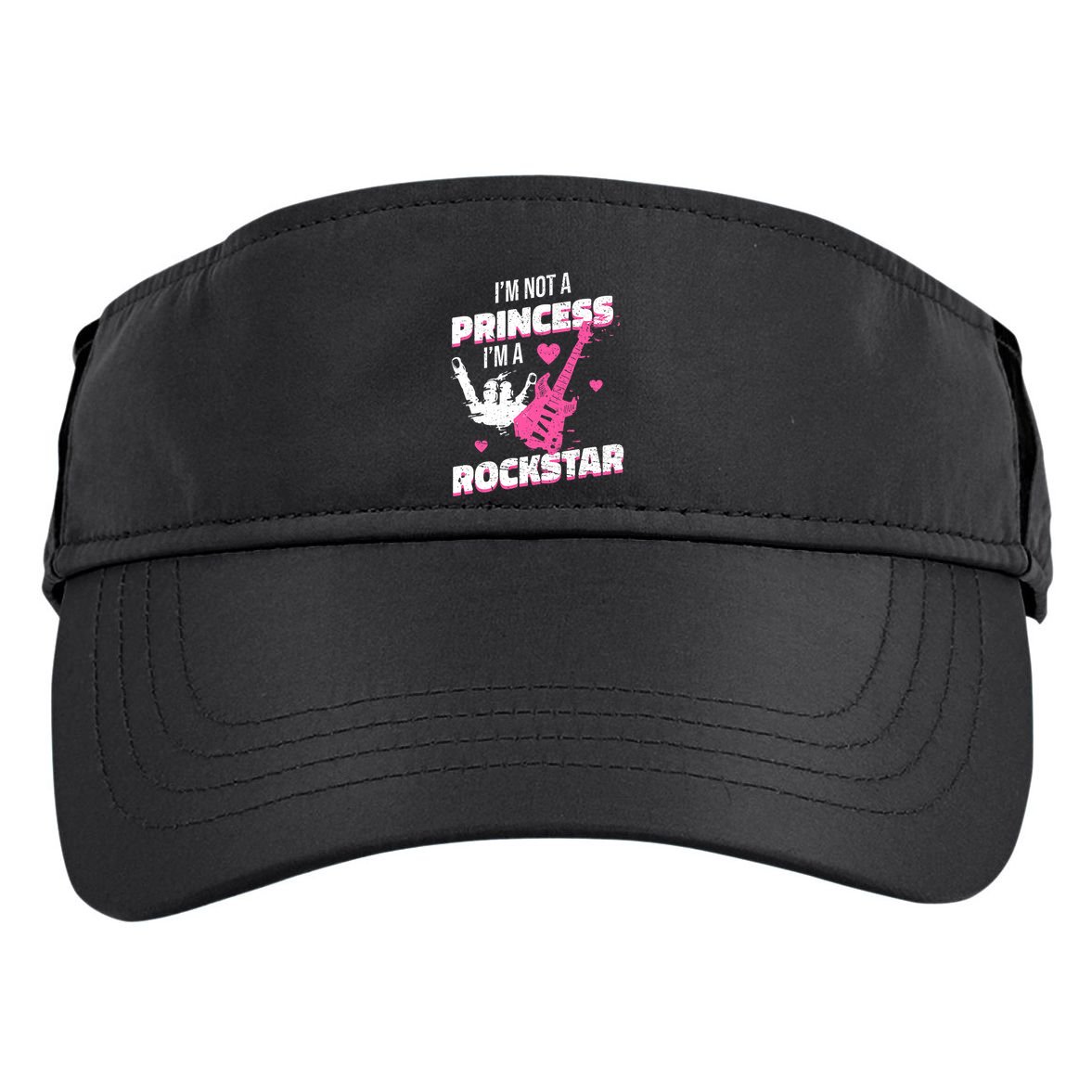 Rockstar Princess Roll Im Not A Princess Im A Rockstar Adult Drive Performance Visor