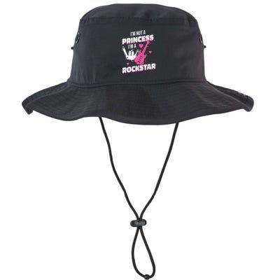 Rockstar Princess Roll Im Not A Princess Im A Rockstar Bucket Hat