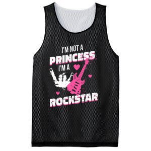 Rockstar Princess Roll Im Not A Princess Im A Rockstar Mesh Reversible Basketball Jersey Tank