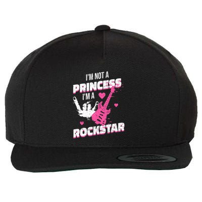 Rockstar Princess Roll Im Not A Princess Im A Rockstar Wool Snapback Cap