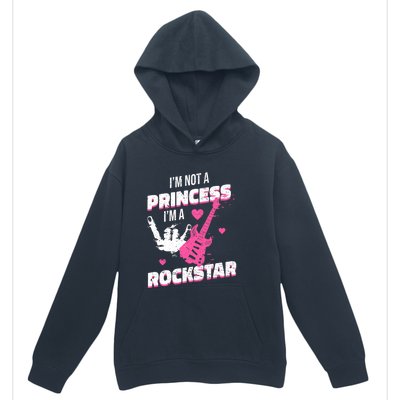 Rockstar Princess Roll Im Not A Princess Im A Rockstar Urban Pullover Hoodie