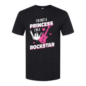 Rockstar Princess Roll Im Not A Princess Im A Rockstar Softstyle CVC T-Shirt