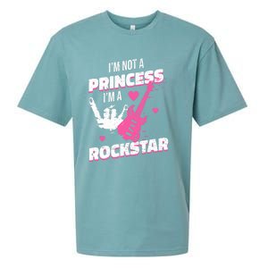 Rockstar Princess Roll Im Not A Princess Im A Rockstar Sueded Cloud Jersey T-Shirt