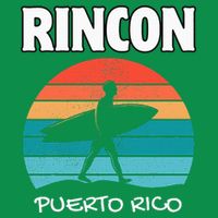 Rincon Puerto Rico Surf Retro Sunset Surfing Travel Kids Sweatshirt