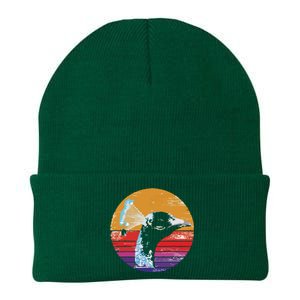 Retro Peacock Knit Cap Winter Beanie