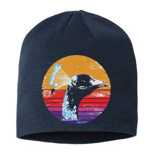 Retro Peacock Sustainable Beanie