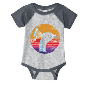 Retro Peacock Infant Baby Jersey Bodysuit