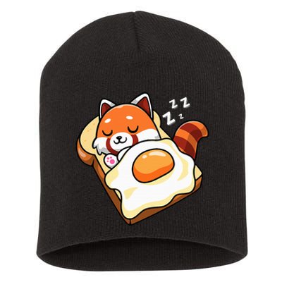 Red Panda Short Acrylic Beanie