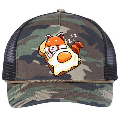 Red Panda Retro Rope Trucker Hat Cap