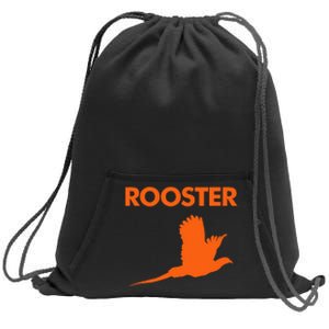 Rooster Pheasant Sweatshirt Cinch Pack Bag