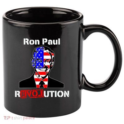 Ron Paul Revolution 11oz C Handle Ceramic Mug