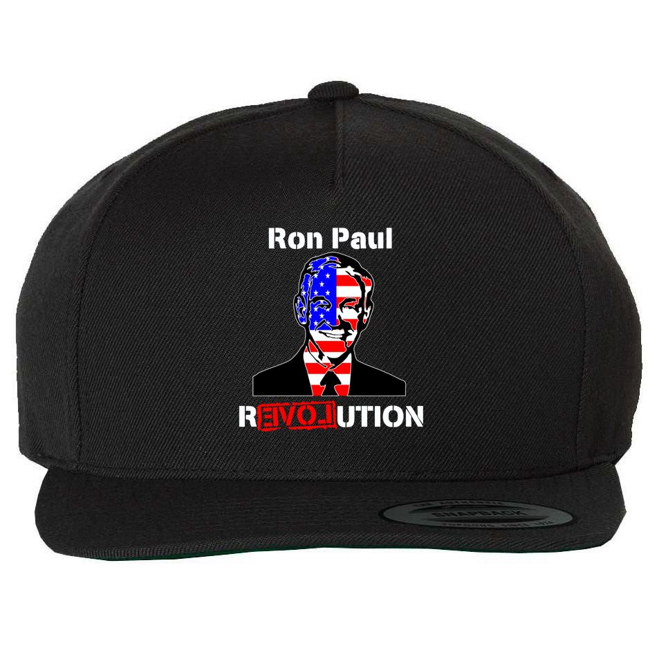 Ron Paul Revolution Wool Snapback Cap