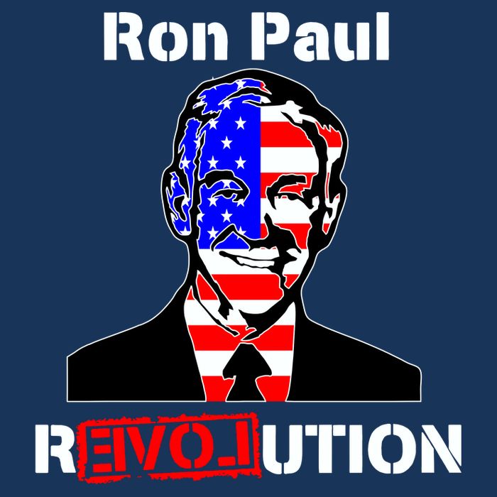 Ron Paul Revolution USA-Made Doggie Bandana