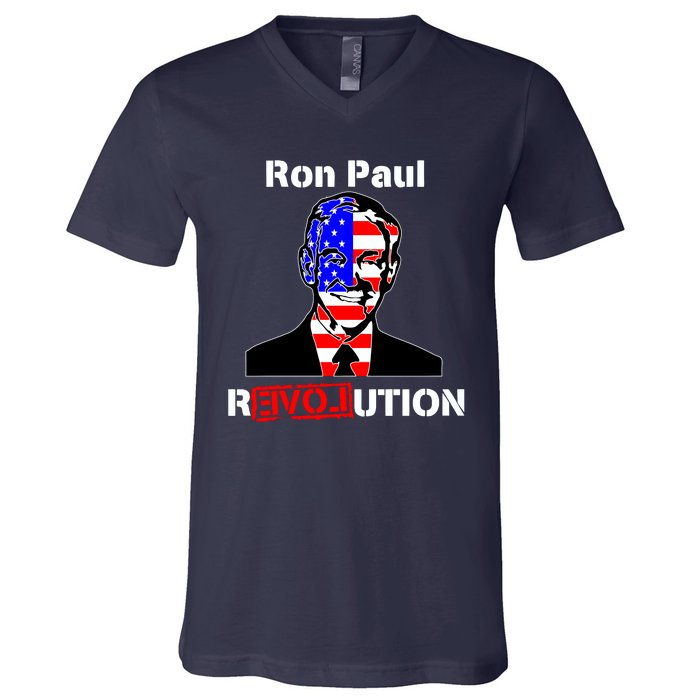 Ron Paul Revolution V-Neck T-Shirt