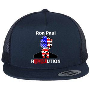 Ron Paul Revolution Flat Bill Trucker Hat