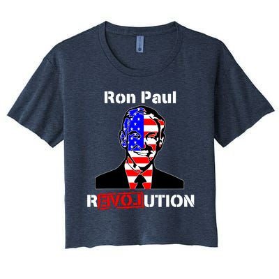 Ron Paul Revolution Women's Crop Top Tee