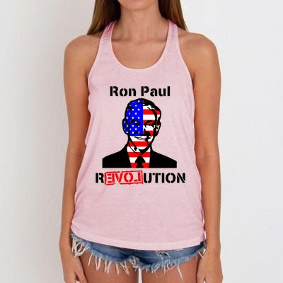 Ron Paul Revolution Women's Knotted Racerback Tank