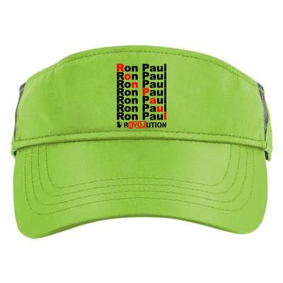 Ron Paul Revolution Word Adult Drive Performance Visor