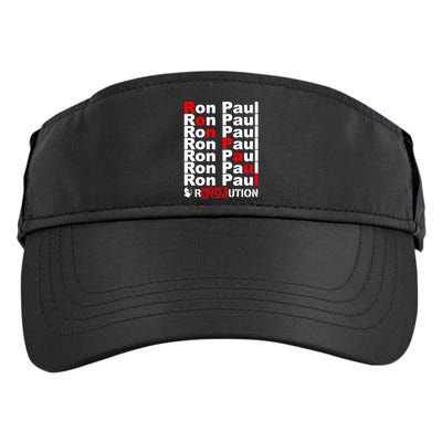 Ron Paul Revolution Word Adult Drive Performance Visor