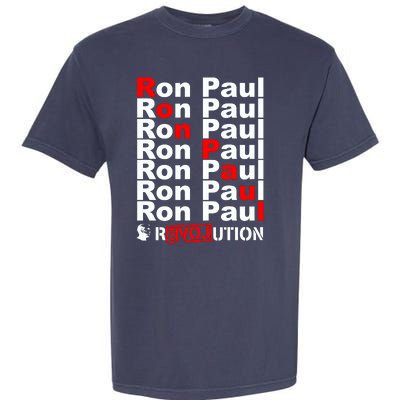 Ron Paul Revolution Word Garment-Dyed Heavyweight T-Shirt