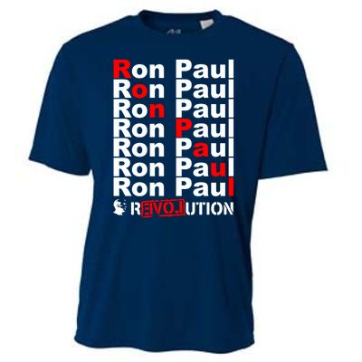 Ron Paul Revolution Word Cooling Performance Crew T-Shirt