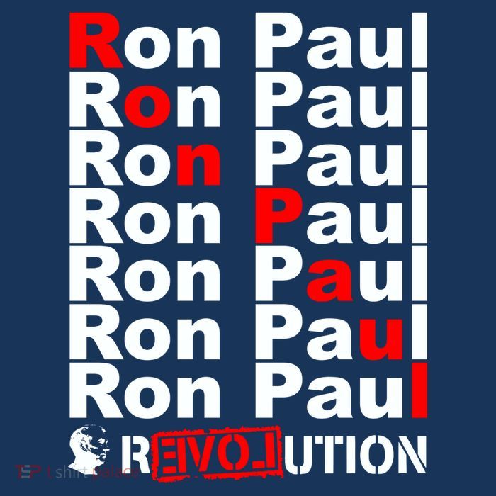 Ron Paul Revolution Word Tall T-Shirt