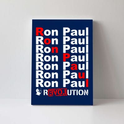 Ron Paul Revolution Word Canvas