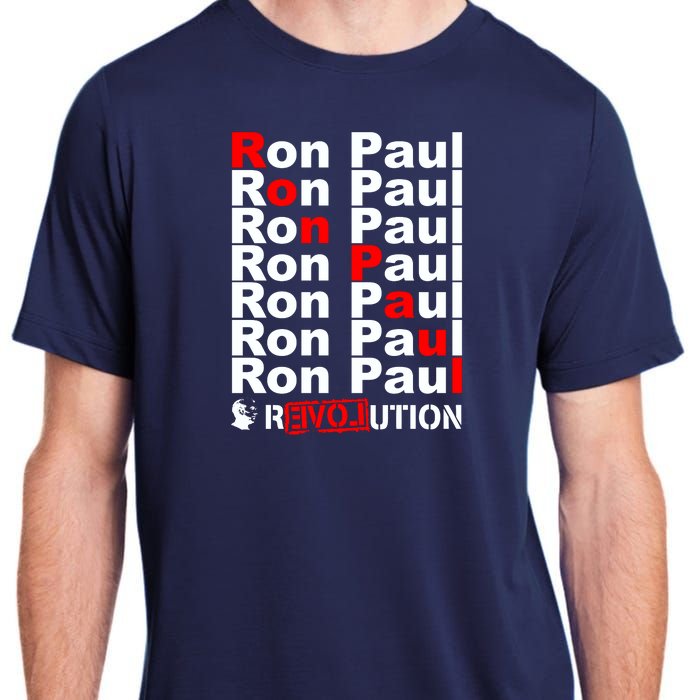 Ron Paul Revolution Word Adult ChromaSoft Performance T-Shirt