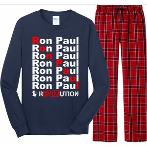 Ron Paul Revolution Word Long Sleeve Pajama Set