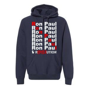 Ron Paul Revolution Word Premium Hoodie