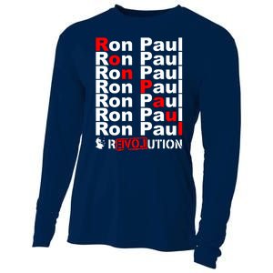 Ron Paul Revolution Word Cooling Performance Long Sleeve Crew