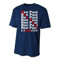 Ron Paul Revolution Word Youth Performance Sprint T-Shirt