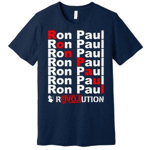 Ron Paul Revolution Word Premium T-Shirt