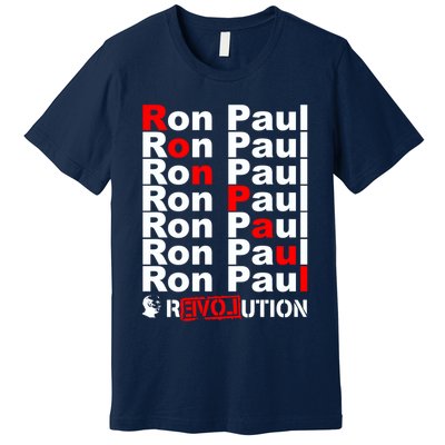 Ron Paul Revolution Word Premium T-Shirt