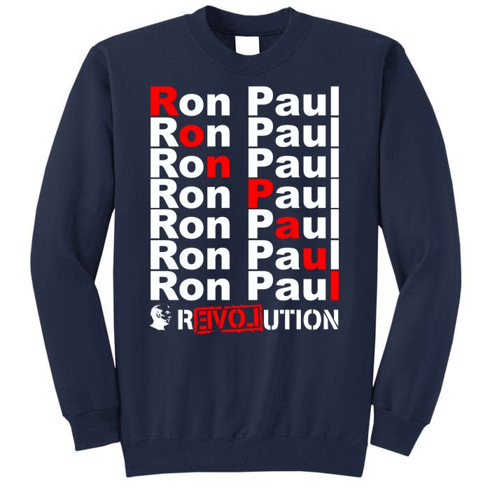 Ron Paul Revolution Word Tall Sweatshirt