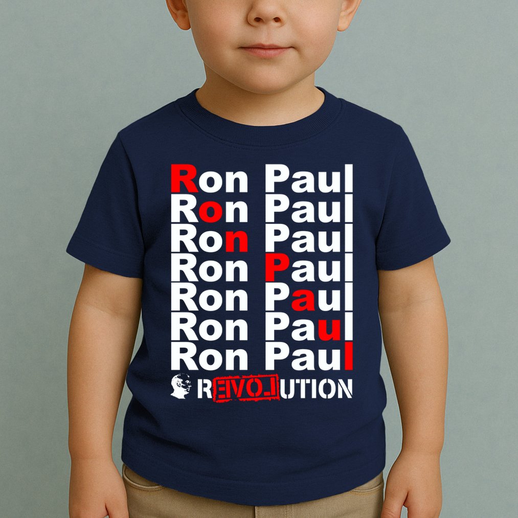Ron Paul Revolution Word Toddler T-Shirt