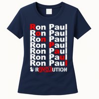 Ron Paul Revolution Word Womens T-Shirt