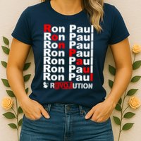 Ron Paul Revolution Word Womens T-Shirt