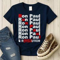 Ron Paul Revolution Word Womens T-Shirt
