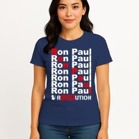 Ron Paul Revolution Word Womens T-Shirt