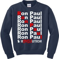 Ron Paul Revolution Word Kids Sweatshirt