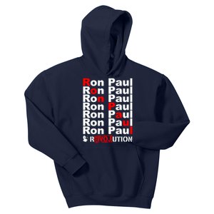 Ron Paul Revolution Word Kids Hoodie