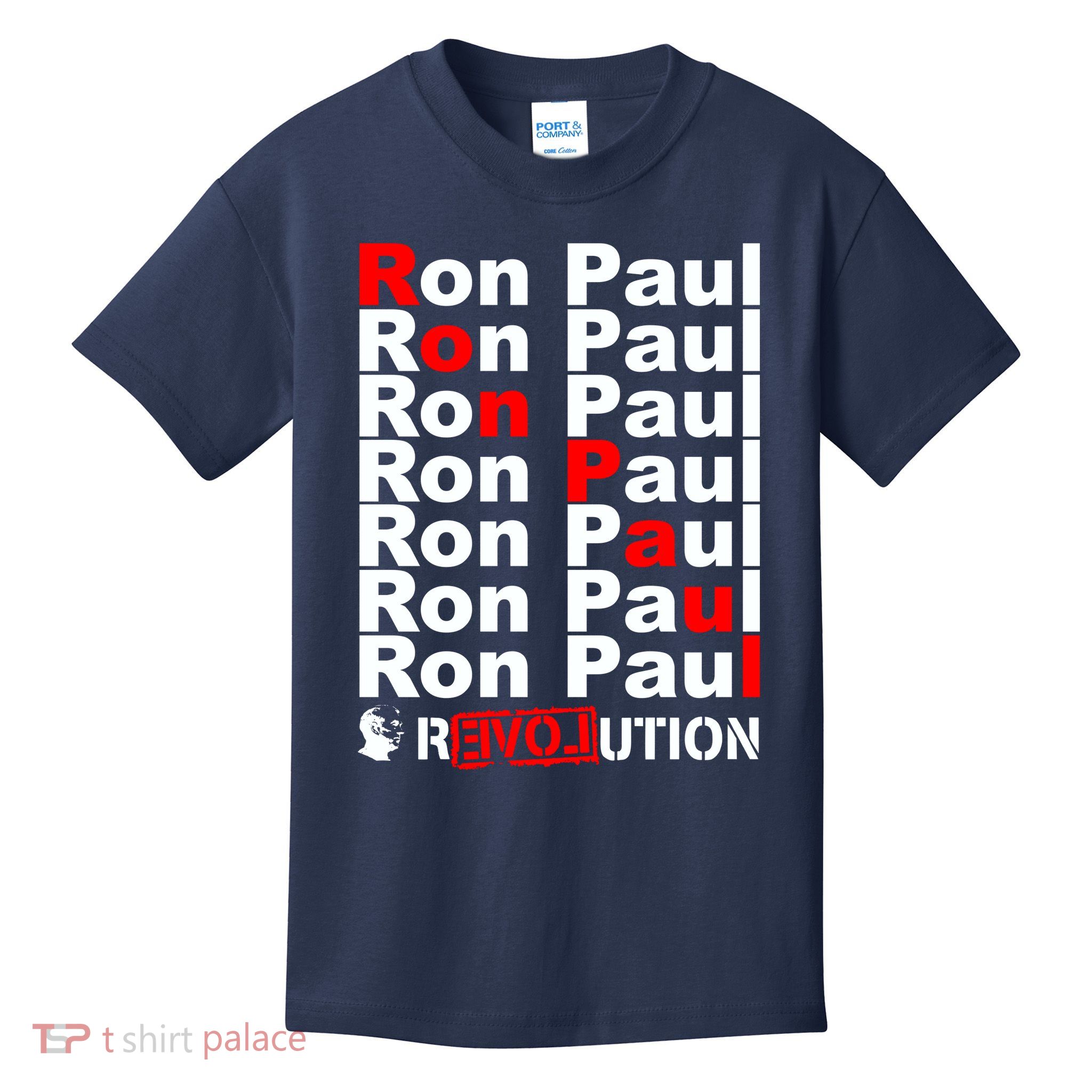 Ron Paul Revolution Word Kids T-Shirt
