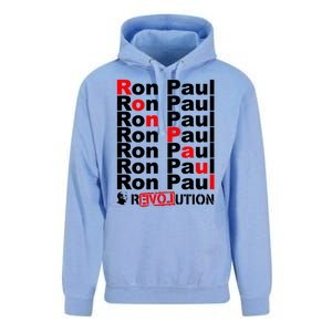 Ron Paul Revolution Word Unisex Surf Hoodie