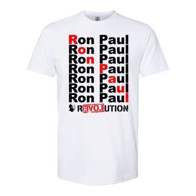 Ron Paul Revolution Word Softstyle® CVC T-Shirt